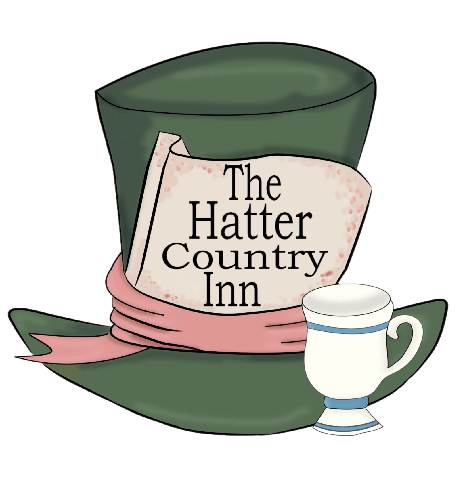 The Hatter Country Inn Logo on a Transparent Background